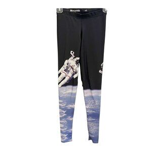 Black Milk Astronaut Space Man AOP Leggings 2014 Tumblr Era - Size XS